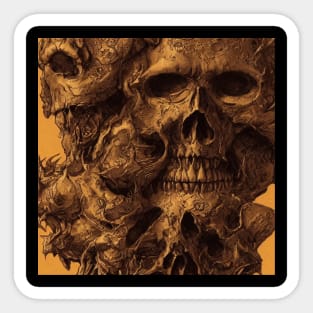 Tattoo Demon Skull Sticker